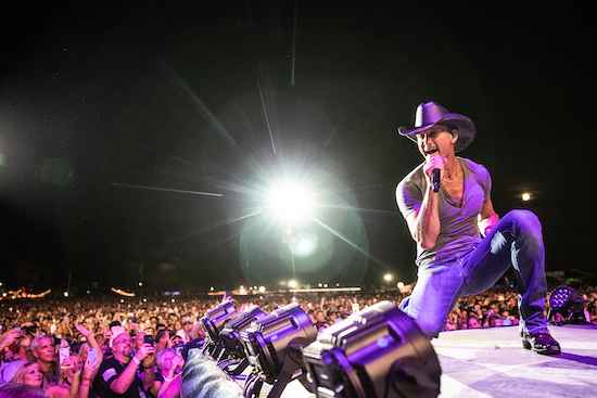 Tim McGraw at Hometown Rising