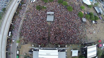 Five Finger Death Punch at Monster Energy's Welcome To Rockville 2014; photo by Harry Reese